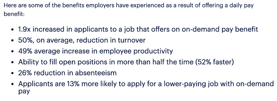 Employer's Benefits